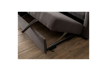 Tareen Soffa med Divan 3-sits - Grå - Möbler - Soffa - Bäddsoffa - Bäddsoffa divan