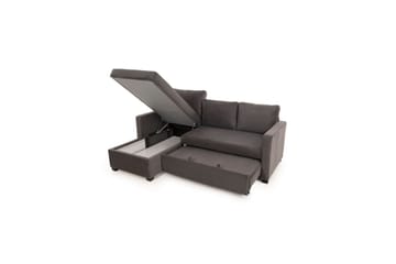 Tareen Soffa med Divan 3-sits - Grå - Möbler - Soffa - Bäddsoffa - Bäddsoffa divan
