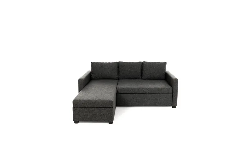 Tareen Soffa med Divan 3-sits - Mörkgrå - Möbler - Soffa - Bäddsoffa - Bäddsoffa divan
