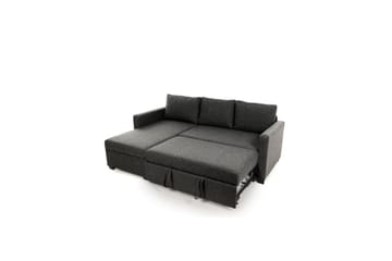 Tareen Soffa med Divan 3-sits - Mörkgrå - Möbler - Soffa - Bäddsoffa - Bäddsoffa divan