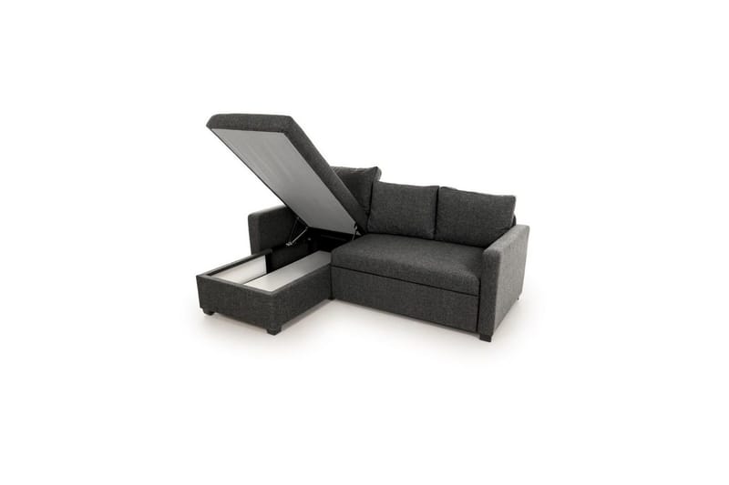 Tareen Soffa med Divan 3-sits - Mörkgrå - Möbler - Soffa - Bäddsoffa - Bäddsoffa divan