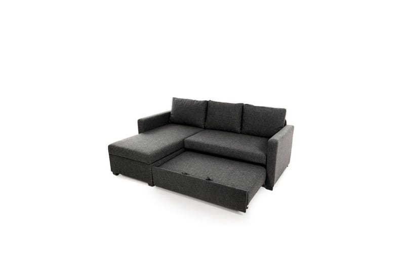 Tareen Soffa med Divan 3-sits - Mörkgrå - Möbler - Soffa - Bäddsoffa - Bäddsoffa divan