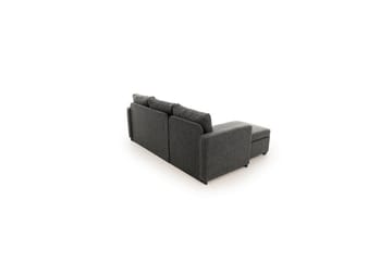 Tareen Soffa med Divan 3-sits - Mörkgrå - Möbler - Soffa - Bäddsoffa - Bäddsoffa divan