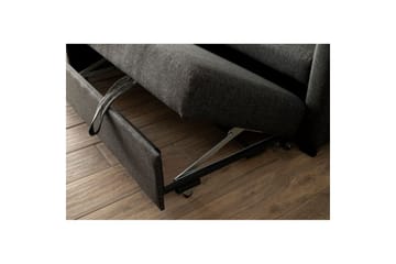 Tareen Soffa med Divan 3-sits - Mörkgrå - Möbler - Soffa - Bäddsoffa - Bäddsoffa divan