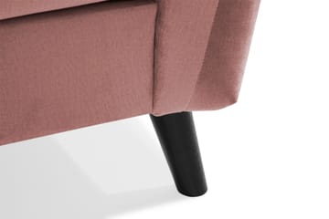 Trend 4-sits Högervänd L-formad Schäslongsoffa i Sammet - Rosa - Möbler - Soffa - Divansoffor & schäslongsoffa