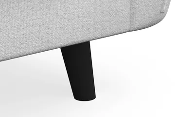 Trend Lyx 3-sits Högervänd L-formad Divansoffa i Tyg - Ljusgrå - Möbler - Soffa - Divansoffor & schäslongsoffa