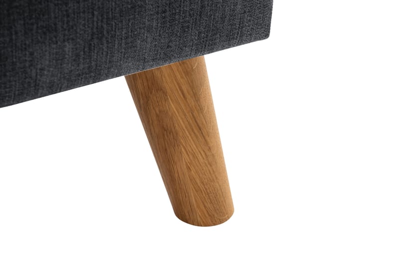Trend Lyx 3-sits Vänstervänd L-formad Divansoffa i Tyg - Mörkgrå - Möbler - Soffa - Divansoffor & schäslongsoffa