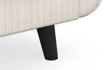 Trend Lyx 4-sits Högervänd L-formad Schäslongsoffa i Manchester - Beige - Möbler - Soffa - Divansoffor & schäslongsoffa