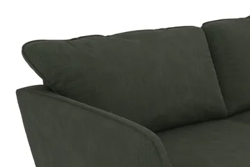 Trend Lyx 4-sits Högervänd L-formad Schäslongsoffa i Manchester - Mörkgrön - Möbler - Soffa - Divansoffor & schäslongsoffa