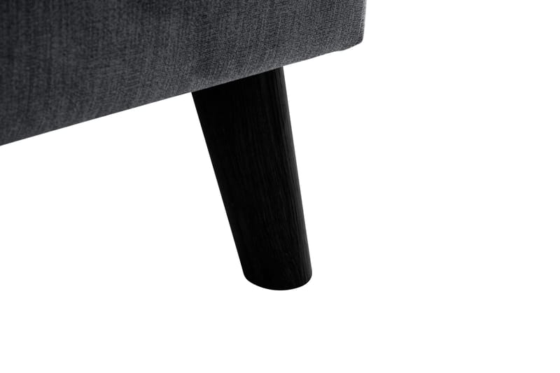 Trend Lyx 4-sits Högervänd L-formad Schäslongsoffa i Tyg - Mörkgrå - Möbler - Soffa - Divansoffor & schäslongsoffa