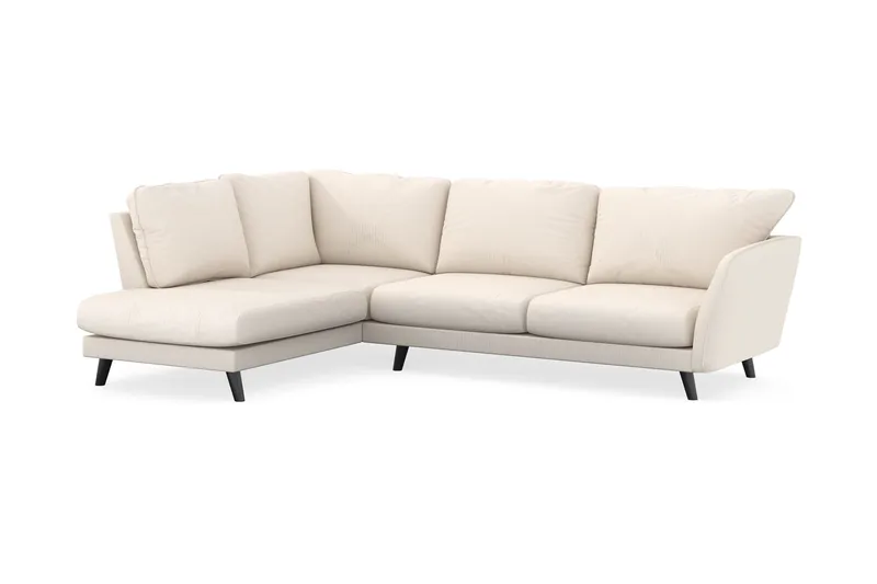 Trend Lyx 4-sits Vänstervänd L-formad Schäslongsoffa i Manchester - Beige - Möbler - Soffa - Divansoffor & schäslongsoffa