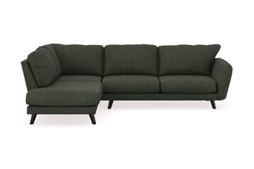 Trend Lyx 4-sits Vänstervänd L-formad Schäslongsoffa i Manchester - Mörkgrön - Möbler - Soffa - Divansoffor & schäslongsoffa