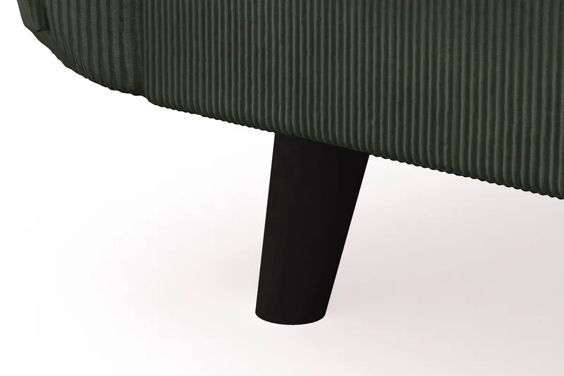 Trend Lyx 4-sits Vänstervänd L-formad Schäslongsoffa i Manchester - Mörkgrön - Möbler - Soffa - Divansoffor & schäslongsoffa
