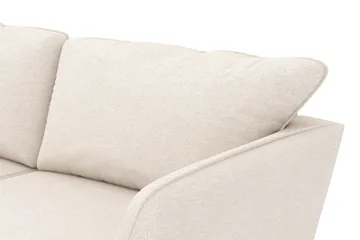 Trend Lyx 4-sits Vänstervänd L-formad Schäslongsoffa i Tyg - Beige - Möbler - Soffa - Divansoffor & schäslongsoffa