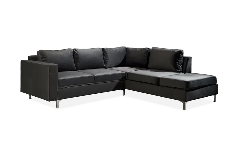 Truro 8-sits Soffa Vänster, Svart