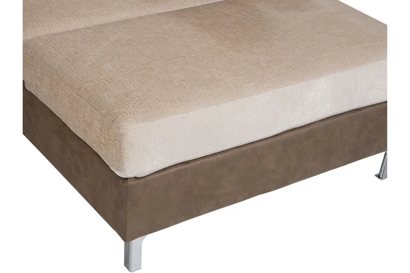 Truro Höger L-formad Hörnsoffa med Divan i Tyg - Brun - Möbler - Soffa - Sammetssoffa
