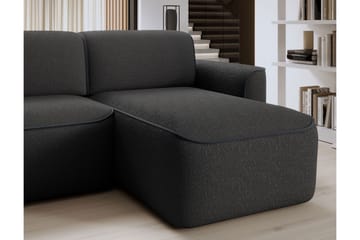 Ume 4-sits Soffa med Divan - Mörkgrå - M öbler - Soffa - Divansoffor & schäslongsoffa