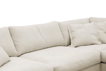 Valencia Extra Djup 4-sits Soffa med Schäslong Höger - Beige - Möbler - Soffa - Divansoffor & schäslongsoffa