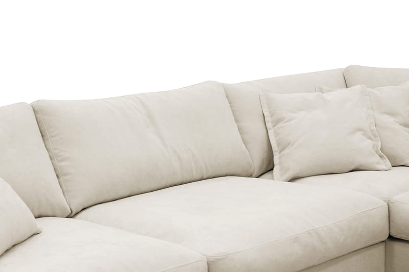 Valencia Extra Djup 4-sits Soffa med Schäslong Höger - Beige - Möbler - Soffa - Divansoffor & schäslongsoffa