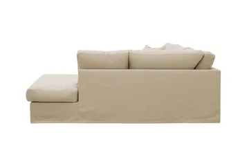 Valencia Extra Djup 4-sits Soffa med Schäslong Höger - Beige - Möbler - Soffa - Divansoffor & schäslongsoffa