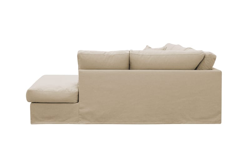 Valencia Extra Djup 4-sits Soffa med Schäslong Höger - Beige - Möbler - Soffa - Divansoffor & schäslongsoffa