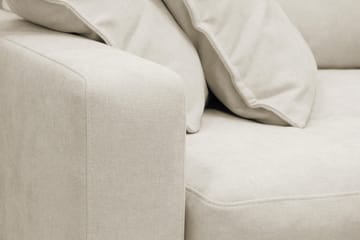 Valencia Extra Djup 4-sits Soffa med Schäslong Höger - Beige - Möbler - Soffa - Divansoffor & schäslongsoffa
