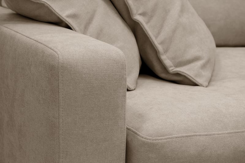 Valencia Extra Djup 4-sits Soffa med Schäslong Höger - Brun - Möbler - Soffa - Divansoffor & schäslongsoffa