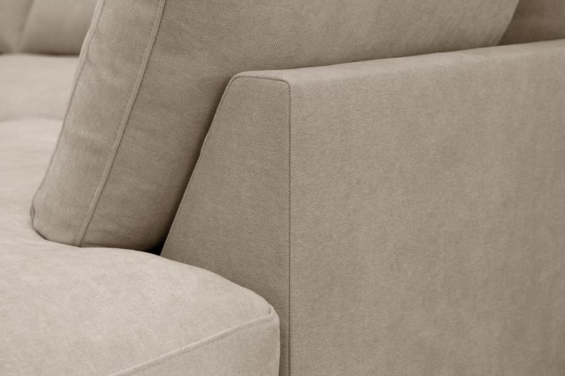 Valencia Extra Djup 4-sits Soffa med Schäslong Höger - Brun - Möbler - Soffa - Divansoffor & schäslongsoffa
