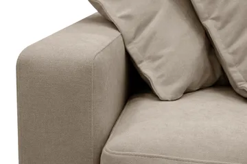 Valencia Extra Djup 4-sits Soffa med Schäslong Höger - Brun - Möbler - Soffa - Divansoffor & schäslongsoffa