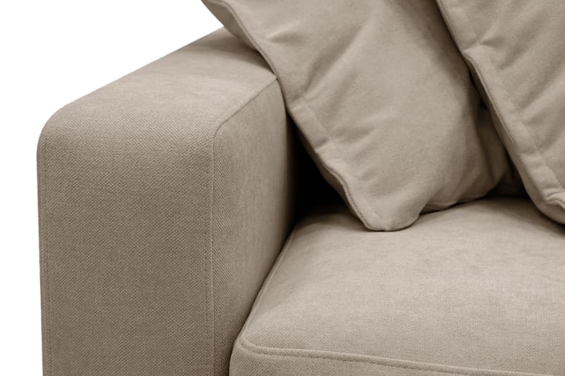 Valencia Extra Djup 4-sits Soffa med Schäslong Höger - Brun - Möbler - Soffa - Divansoffor & schäslongsoffa