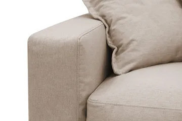 Valencia Extra Djup 4-sits Soffa med Schäslong Höger - Ljusbrun - Möbler - Soffa - Divansoffor & schäslongsoffa