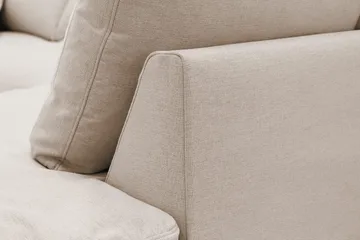 Valencia Extra Djup 4-sits Soffa med Schäslong Höger - Ljusbrun - Möbler - Soffa - Divansoffor & schäslongsoffa
