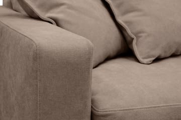Valencia Extra Djup 4-sits Soffa med Schäslong Höger - Mörkbrun - Möbler - Soffa - Divansoffor & schäslongsoffa