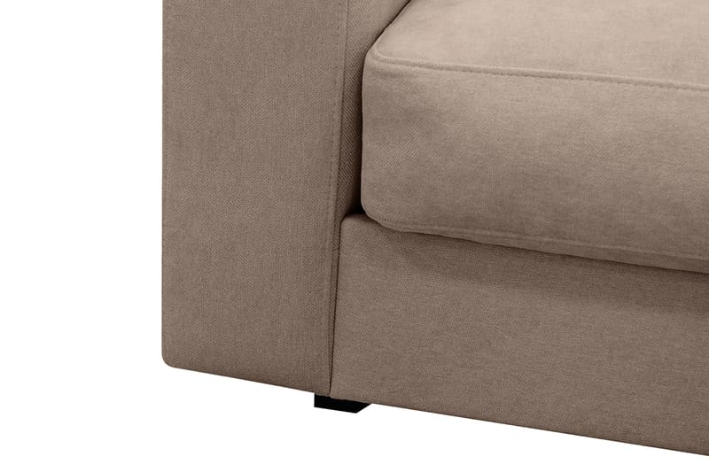 Valencia Extra Djup 4-sits Soffa med Schäslong Höger - Mörkbrun - Möbler - Soffa - Divansoffor & schäslongsoffa
