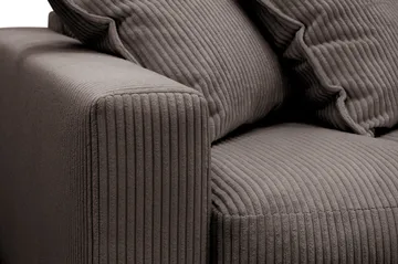 Valencia Extra Djup 4-sits Soffa med Schäslong Höger - Mörkgrå - Möbler - Soffa - Divansoffor & schäslongsoffa