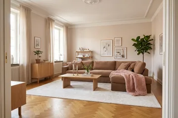Valencia Extra Djup 4-sits Soffa med Schäslong Höger - Rostbrun - Möbler - Soffa - Divansoffor & schäslongsoffa