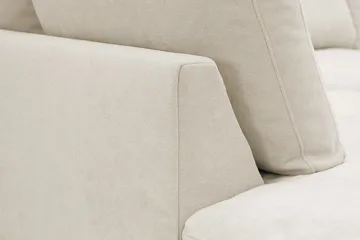 Valencia Extra Djup 4-sits Soffa med Schäslong Vänster - Beige - Möbler - Soffa - Divansoffor & schäslongsoffa