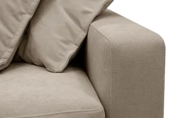 Valencia Extra Djup 4-sits Soffa med Schäslong Vänster - Brun - Möbler - Soffa - Divansoffor & schäslongsoffa