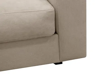 Valencia Extra Djup 4-sits Soffa med Schäslong Vänster - Brun - Möbler - Soffa - Divansoffor & schäslongsoffa