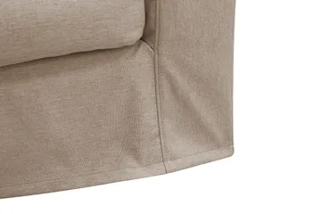Valencia Extra Djup 4-sits Soffa med Schäslong Vänster - Ljusbrun - Möbler - Soffa - Divansoffor & schäslongsoffa