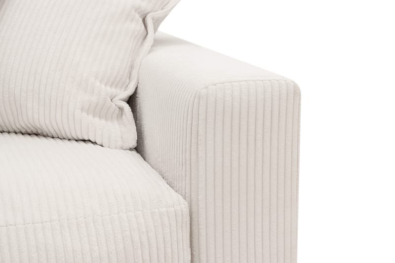 Valencia Extra Djup 4-sits Soffa med Schäslong Vänster - Offwhite - Möbler - Soffa - Divansoffor & schäslongsoffa