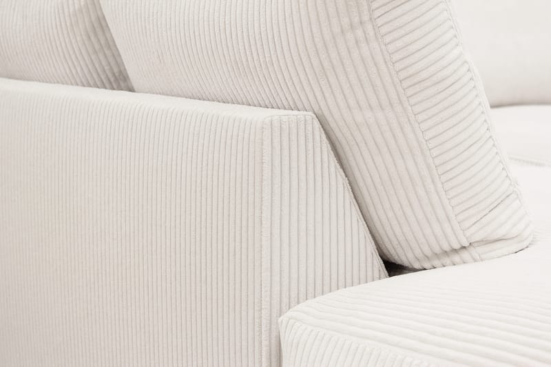Valencia Extra Djup 4-sits Soffa med Schäslong Vänster - Offwhite - Möbler - Soffa - Divansoffor & schäslongsoffa