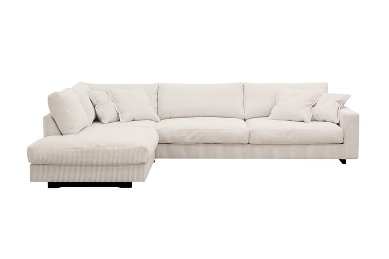 Valencia Extra Djup 4-sits Soffa med Schäslong Vänster, Offwhite