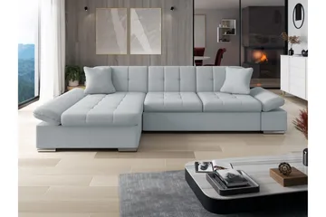 Vananda Soffa med Divan 3-sits - Blå - Möbler - Soffa - Bäddsoffa - Bäddsoffa divan