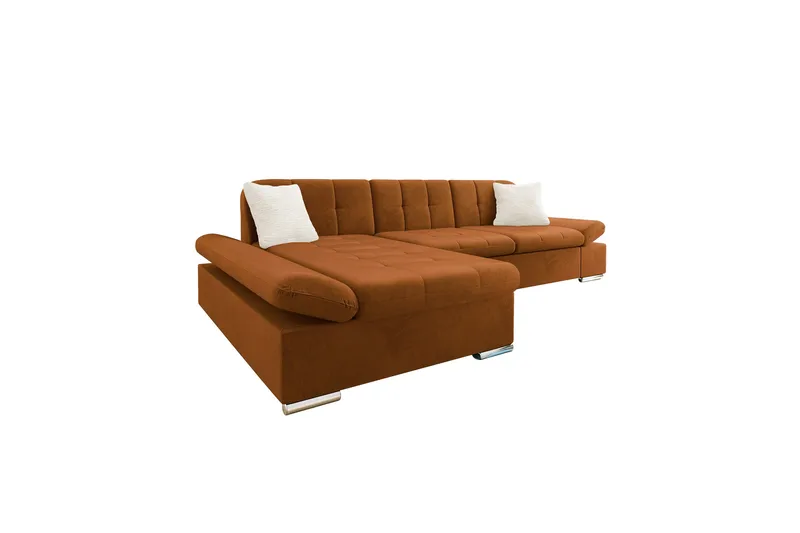 Vananda Soffa med Divan 3-sits, Orange