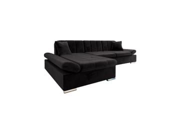 Vananda Soffa med Divan 3-sits - Svart - Möbler - Soffa - Bäddsoffa - Bäddsoffa divan