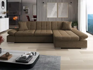 Vananda Soffa med Divan 4-sits - Brun - Möbler - Soffa - Divansoffor & schäslongsoffa