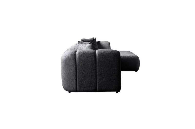 Varrel Soffa med Divan 3-sits - Mörkgrå - Möbler - Soffa - Divansoffor & schäslongsoffa