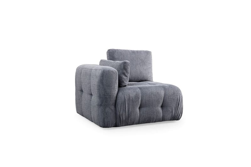 Yvara Soffa med Divan 2-sits - Grå - Möbler - Soffa - Modulsoffor - Komplett modulsoffa