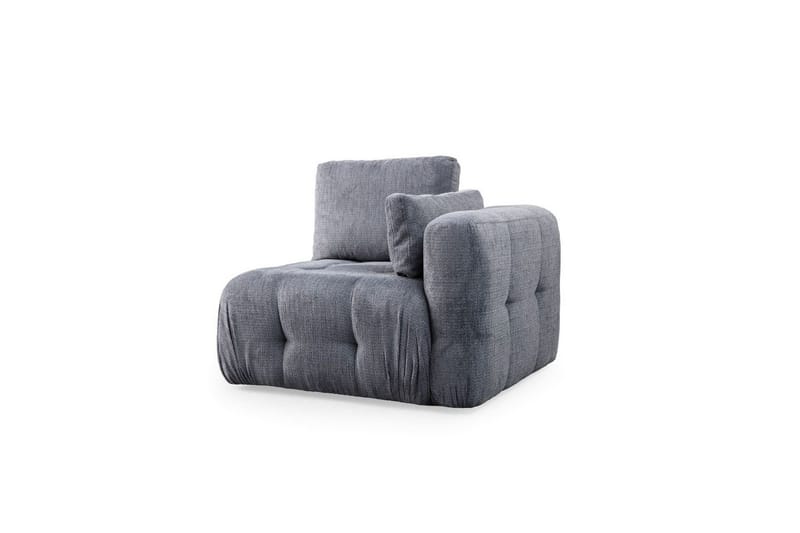 Yvara Soffa med Divan 4-sits - Grå - Möbler - Soffa - Modulsoffor - Komplett modulsoffa